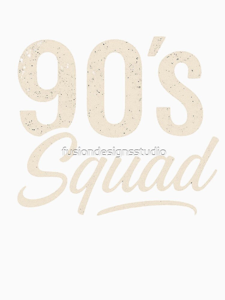 90’s Squad Retro Vintage, throwback 90s party by fusiondesignsstudio