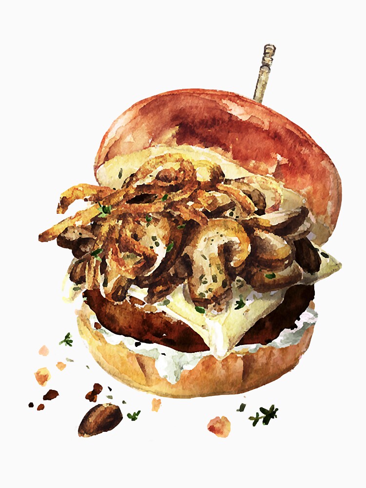 Mushroom Beef Burger by HarryJo1525017