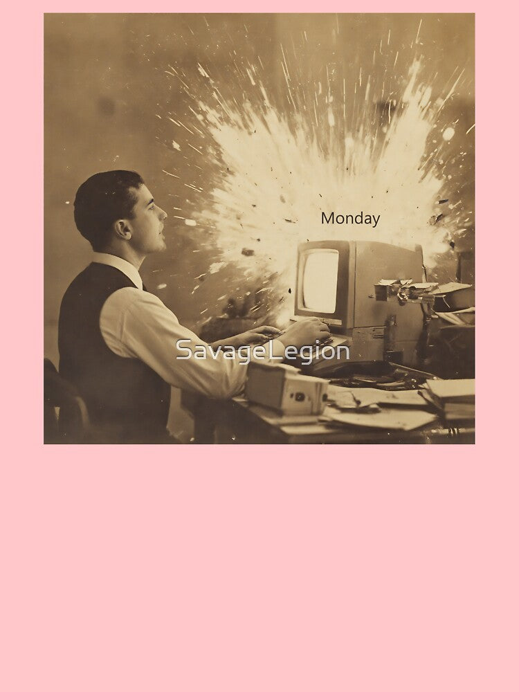 monday, funny monday, mondy office, funny office, office work, IT Humor, computer humor. by SavageLegion