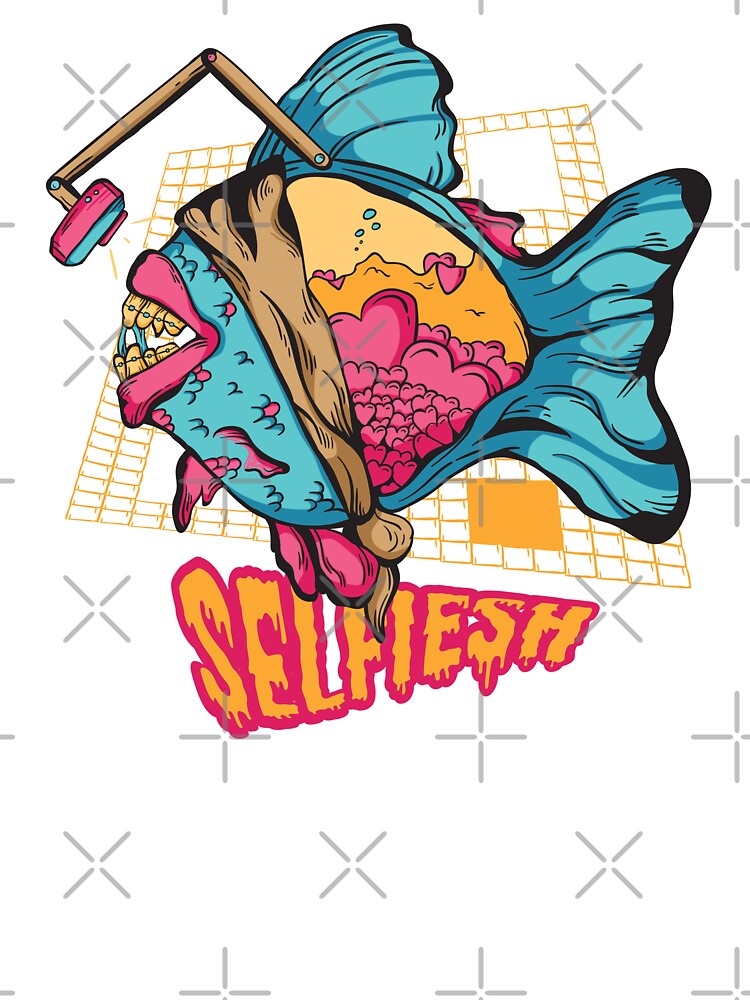 Sticker Selfiesh Fish Street Style by GraphicTemplatesArt