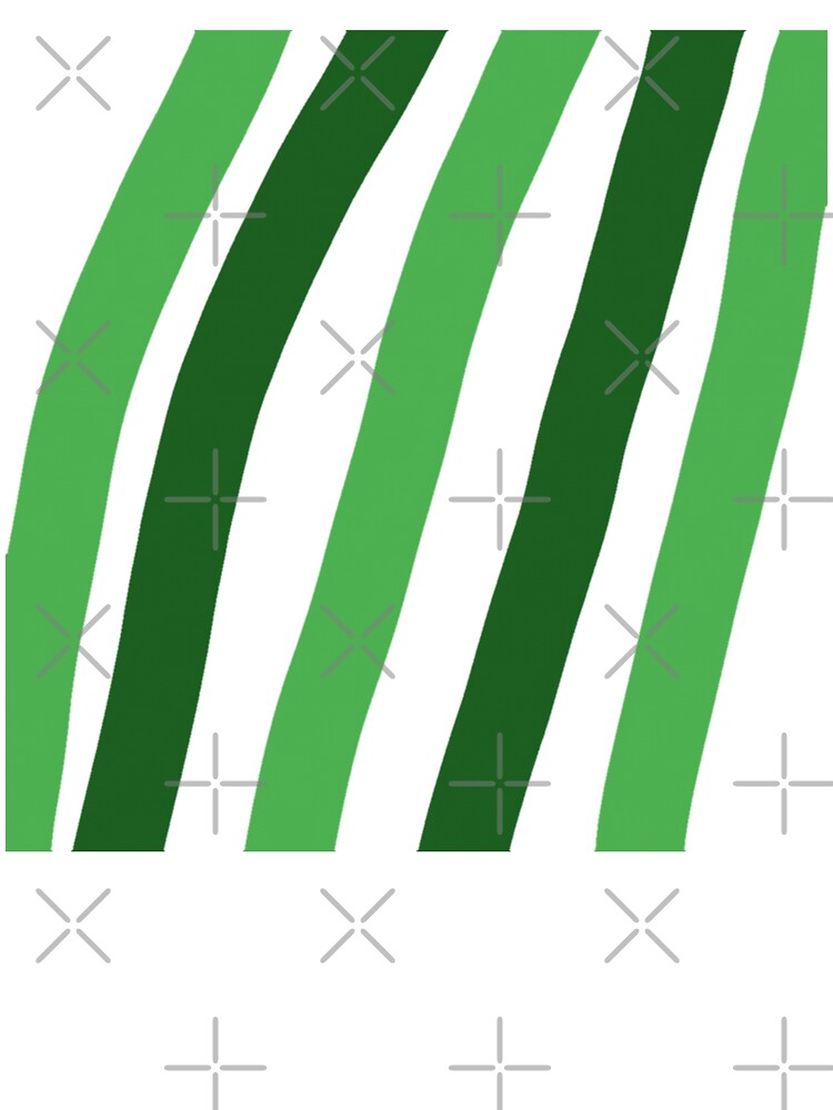 Emerald Flow Stripes by Khanworld
