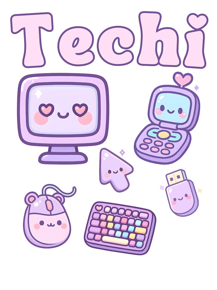 Kawaii tech pastel by BritishDelights