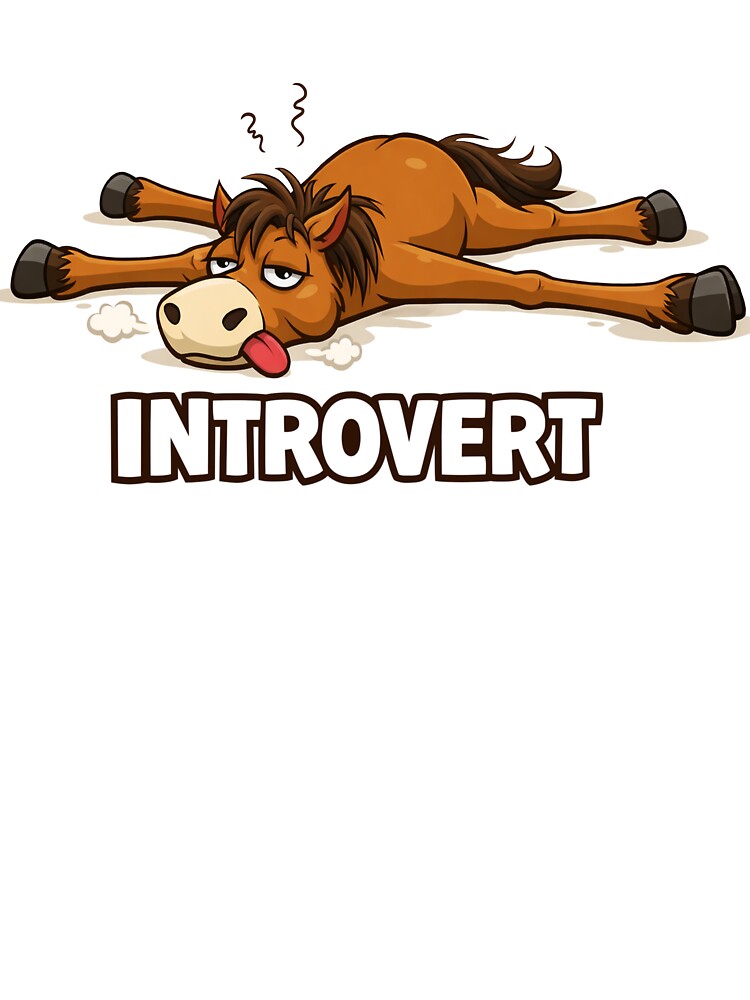 Funny introvert. Introvert humor. Tired introvert. Antisocial concept for a shirt and gift by Omefis