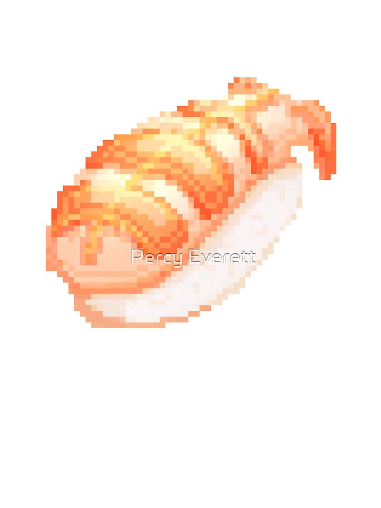 Pixel Art Shrimp Sushi by Percy Everett