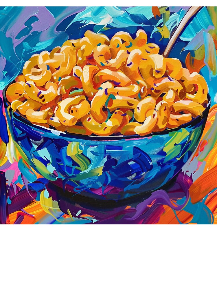 Macaroni Pasta Pop Art 1 by AstroRisq