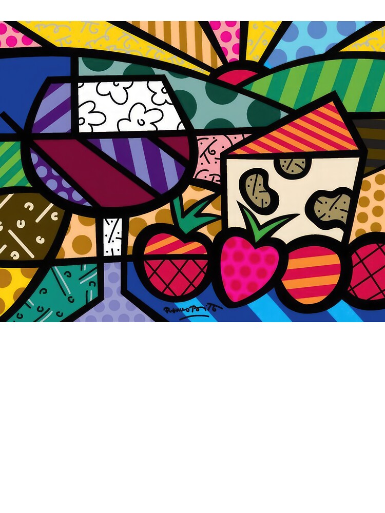 - New Upload - romero britto - Best Artist - Colorful Pop Joy - art print - poster by CleoniqueH