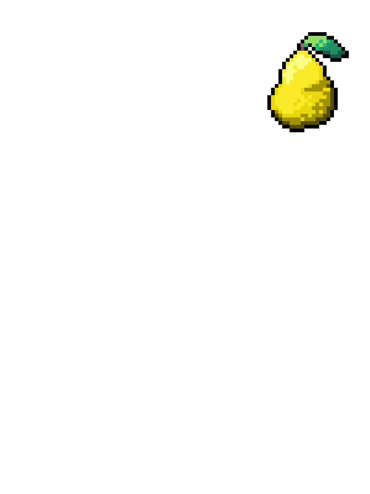 Pixel Quince - pixel food art by LittleFoodShop