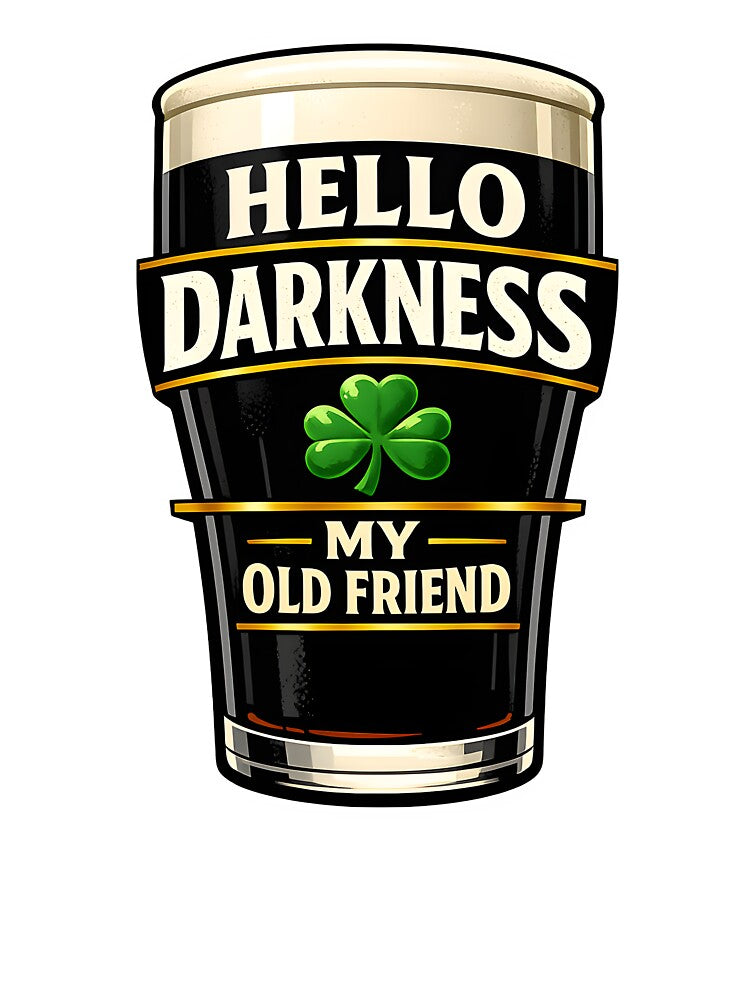 Hello Darkness My Old Friend Beer Design by VampimorPH