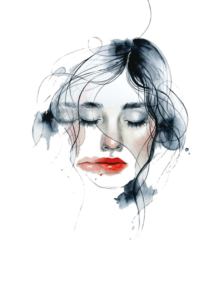 Soft Watercolor Portrait by rumi0