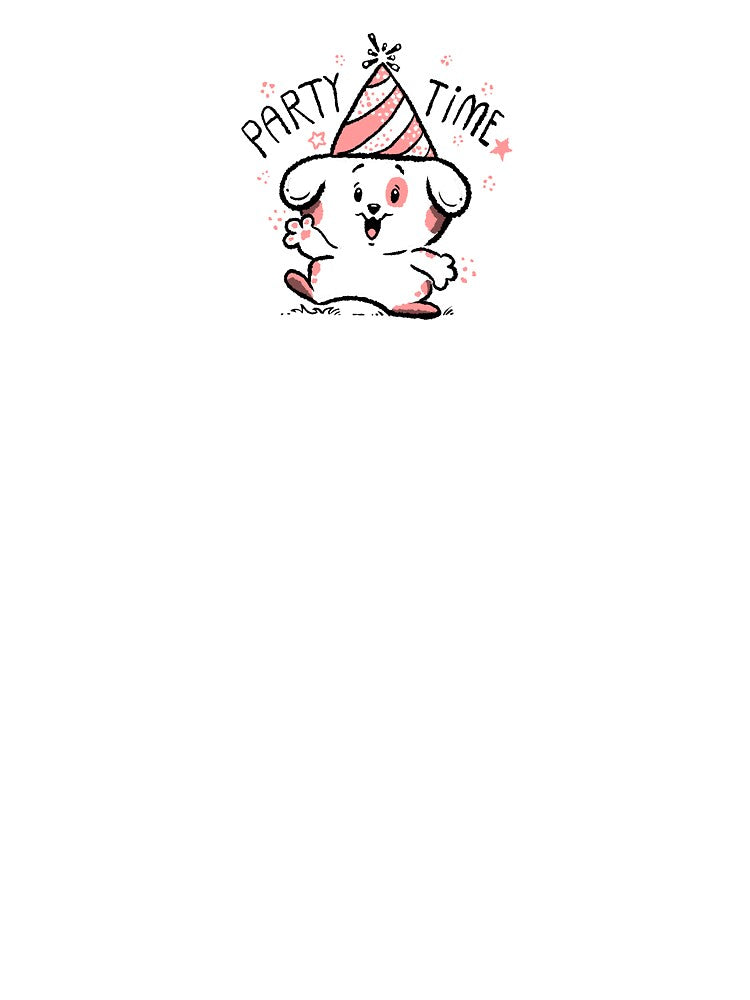 party time - cute cartoon chubby bunny rabbit by hayrpictures