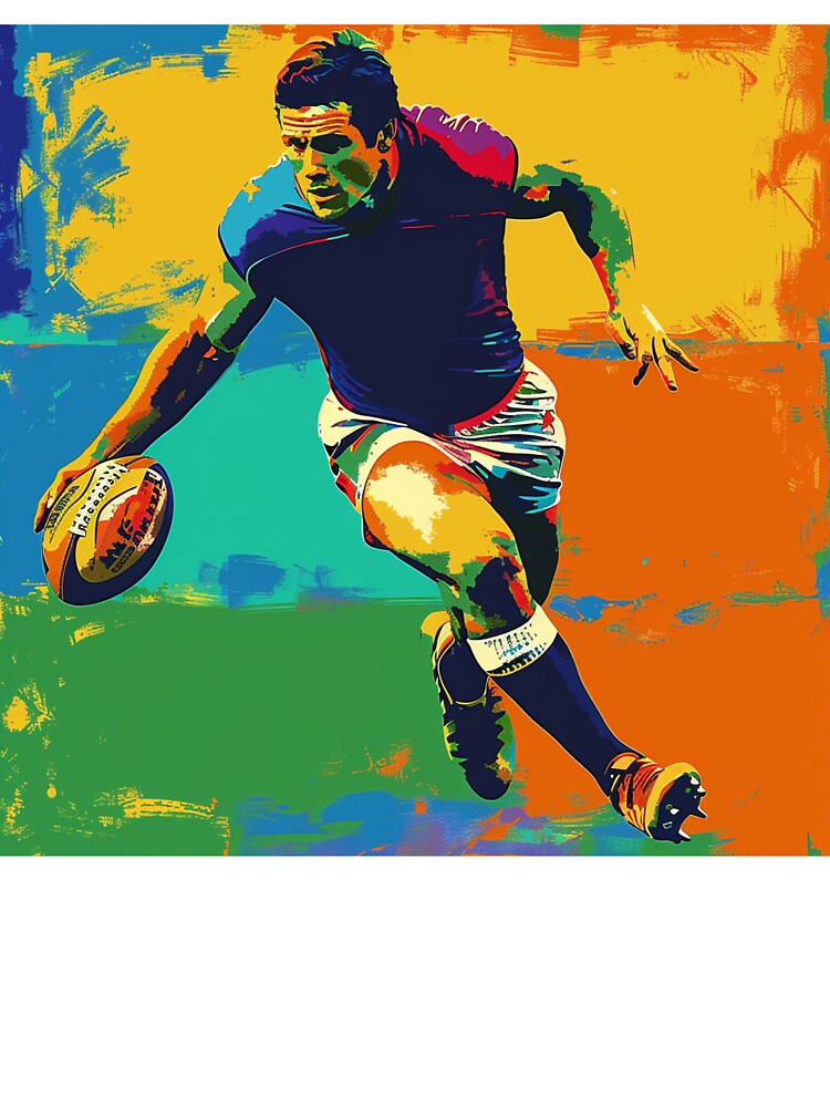 Footballer Pop Art 1 by AstroRisq