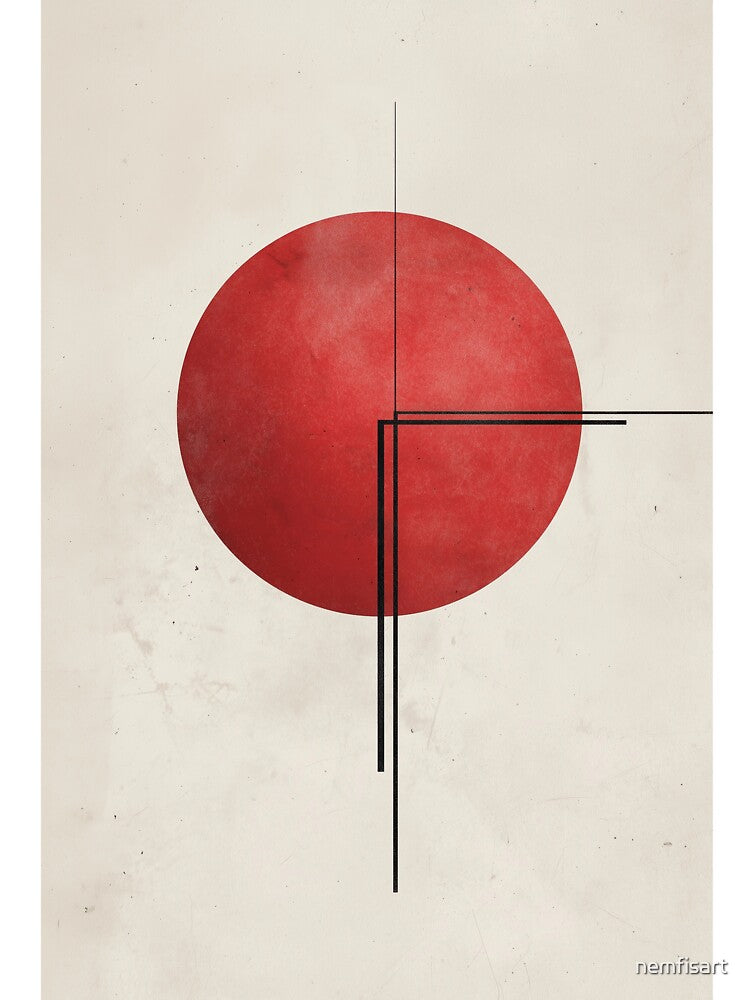 Red Circle Composition by nemfisart