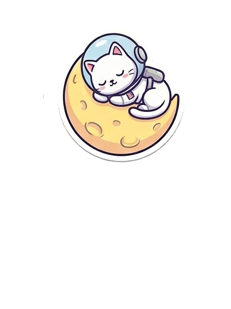 Cat sleep in the moon by Loja Boeira