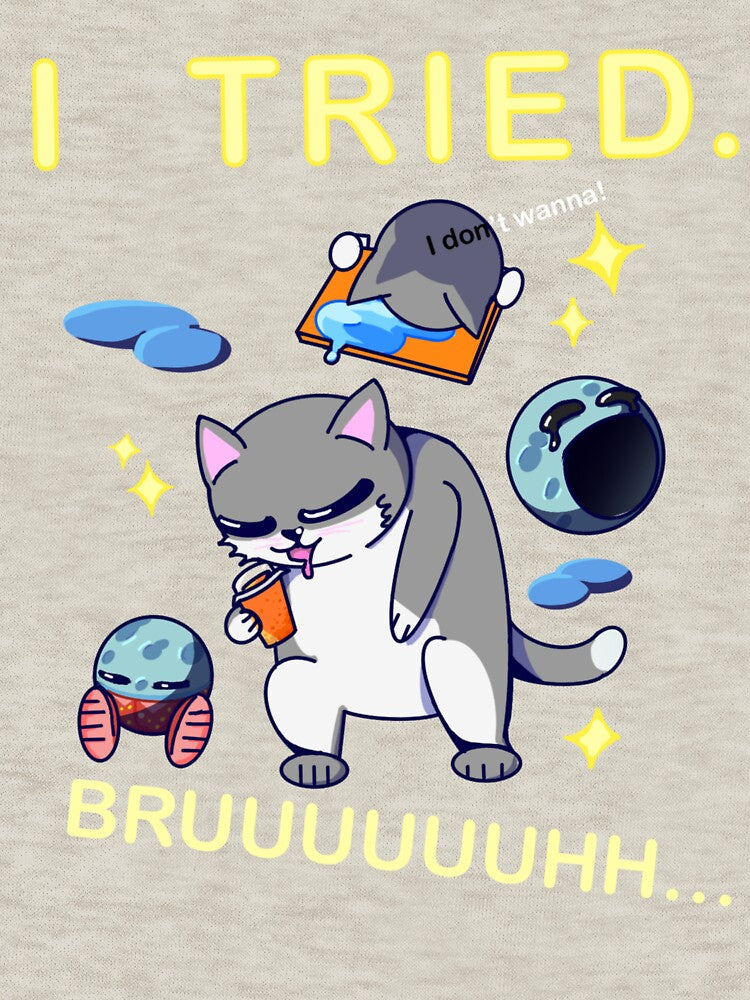 Lazy Cat Meme. I Tried! Bruuhh.. by YKIT