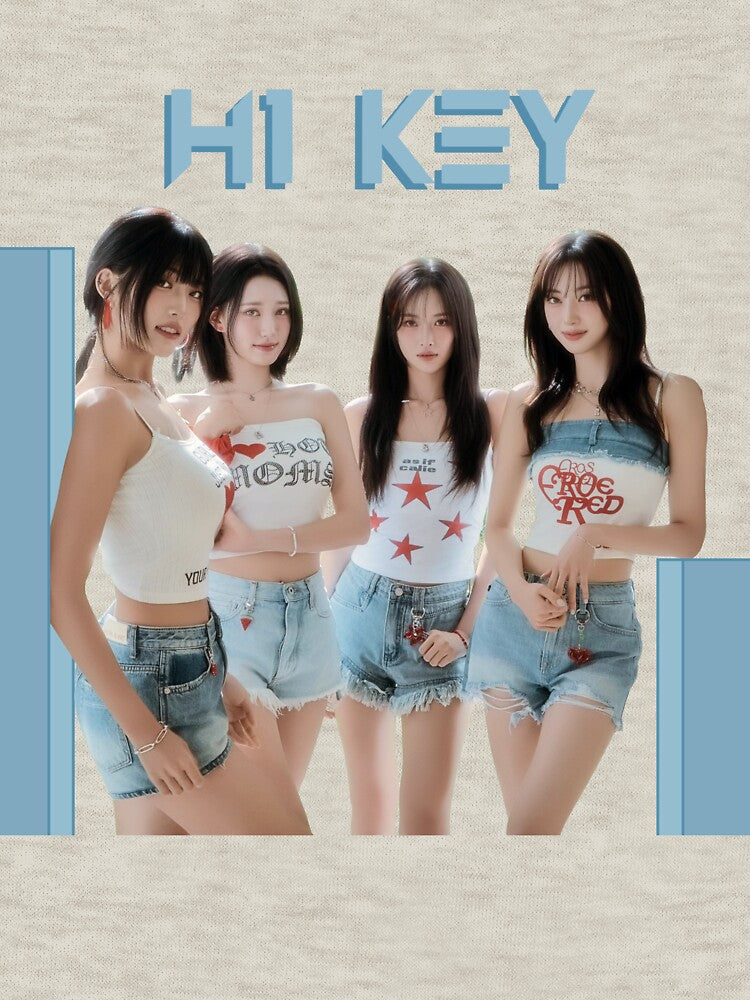 H1-KEY - Red, White & Denim by BearBeardOFire Shop