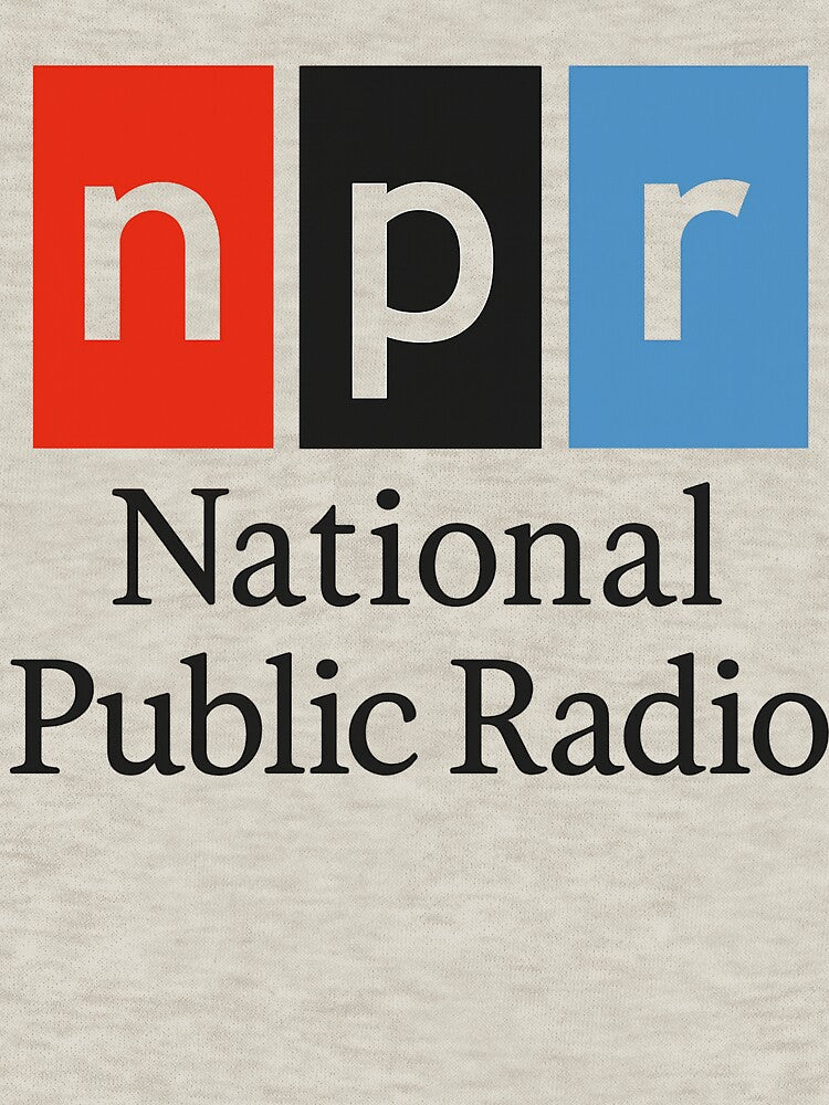 National Public Radio Classic Logo Tee by KrystynaWolf