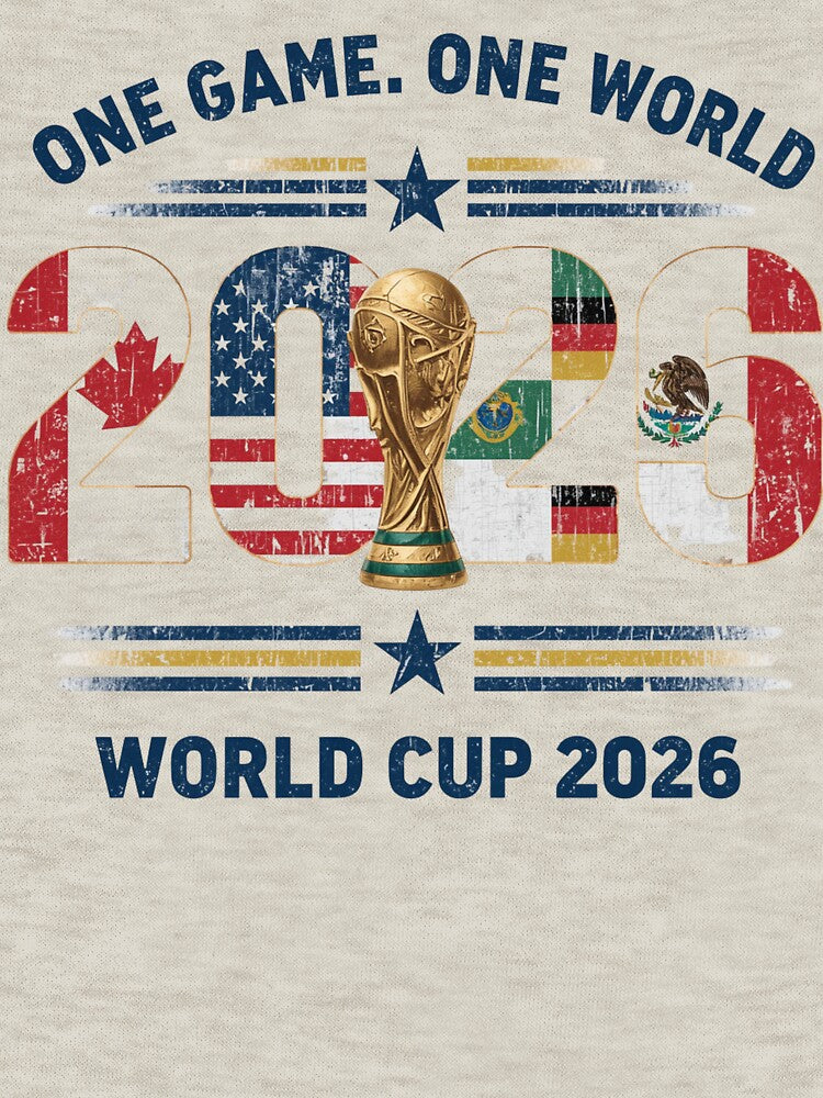 International Soccer Tournament 2026 Vintage Hoodie by aminomen