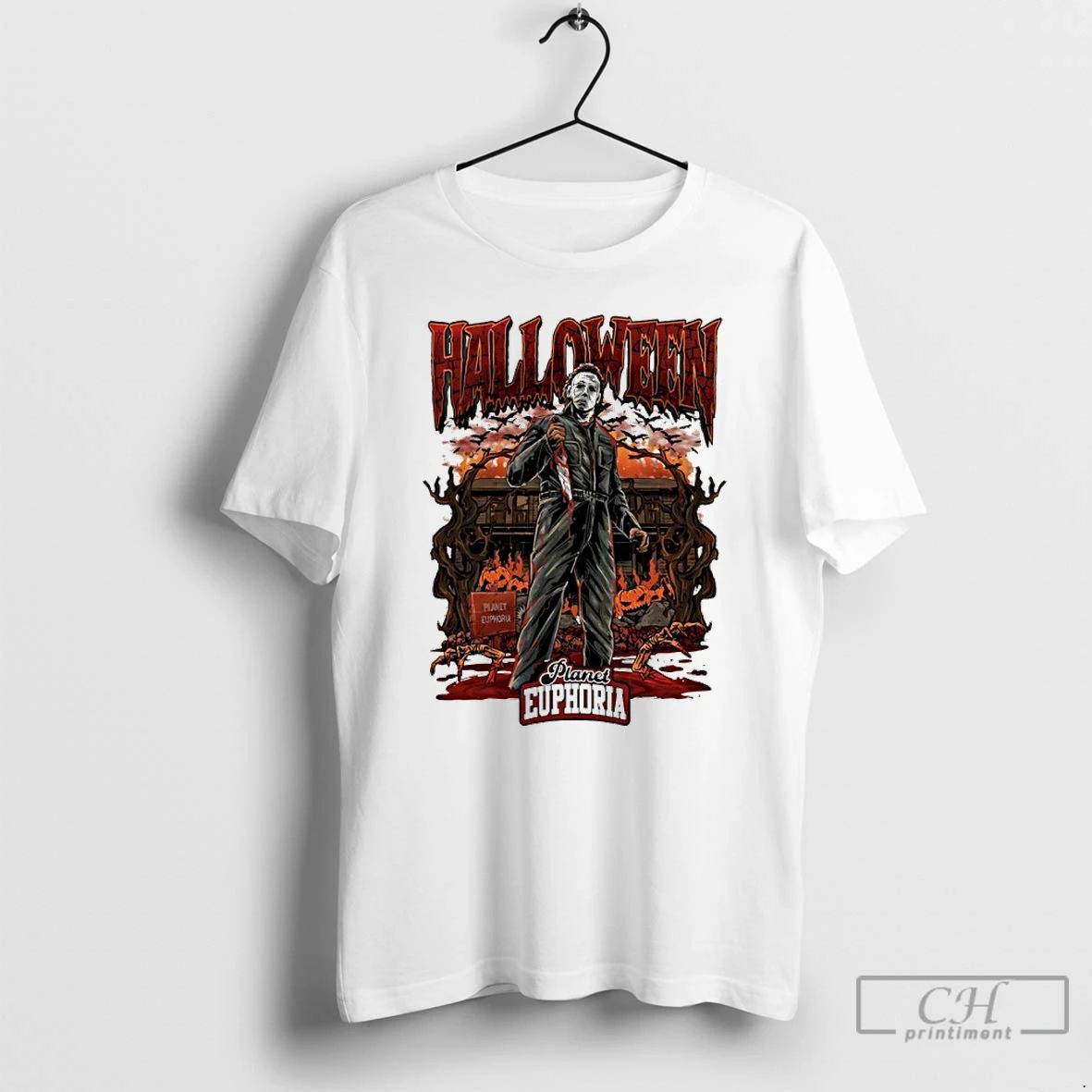 Premium Michael Myers Halloween Movie Graphic T Shirts