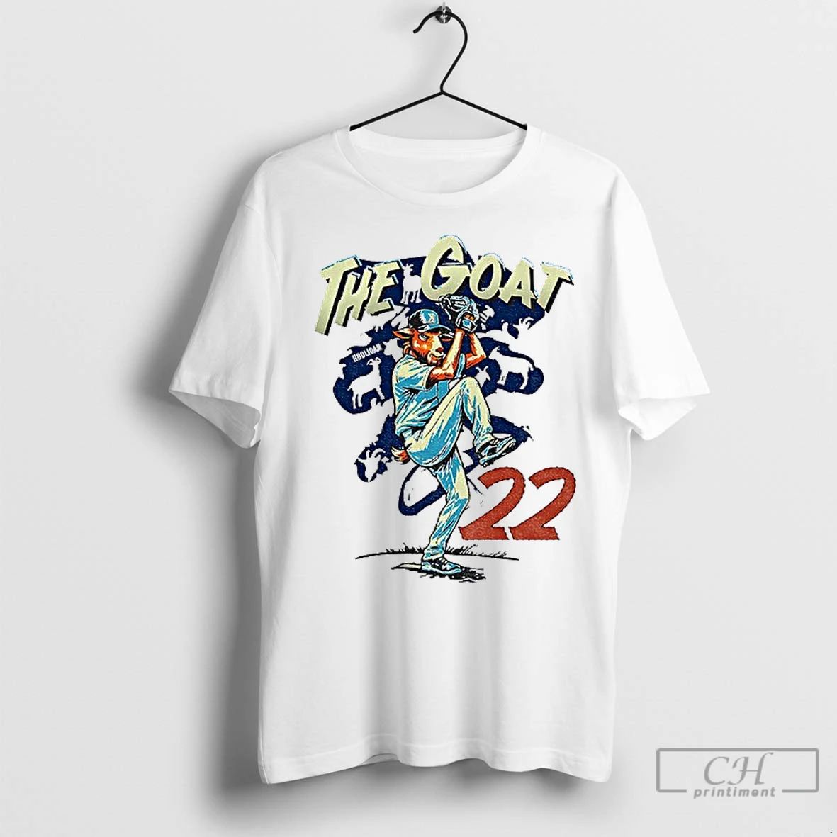 Premium The Goat Clayton Kershaw 22 Los Angeles Dodgers Mlb Baseball World Series 2025