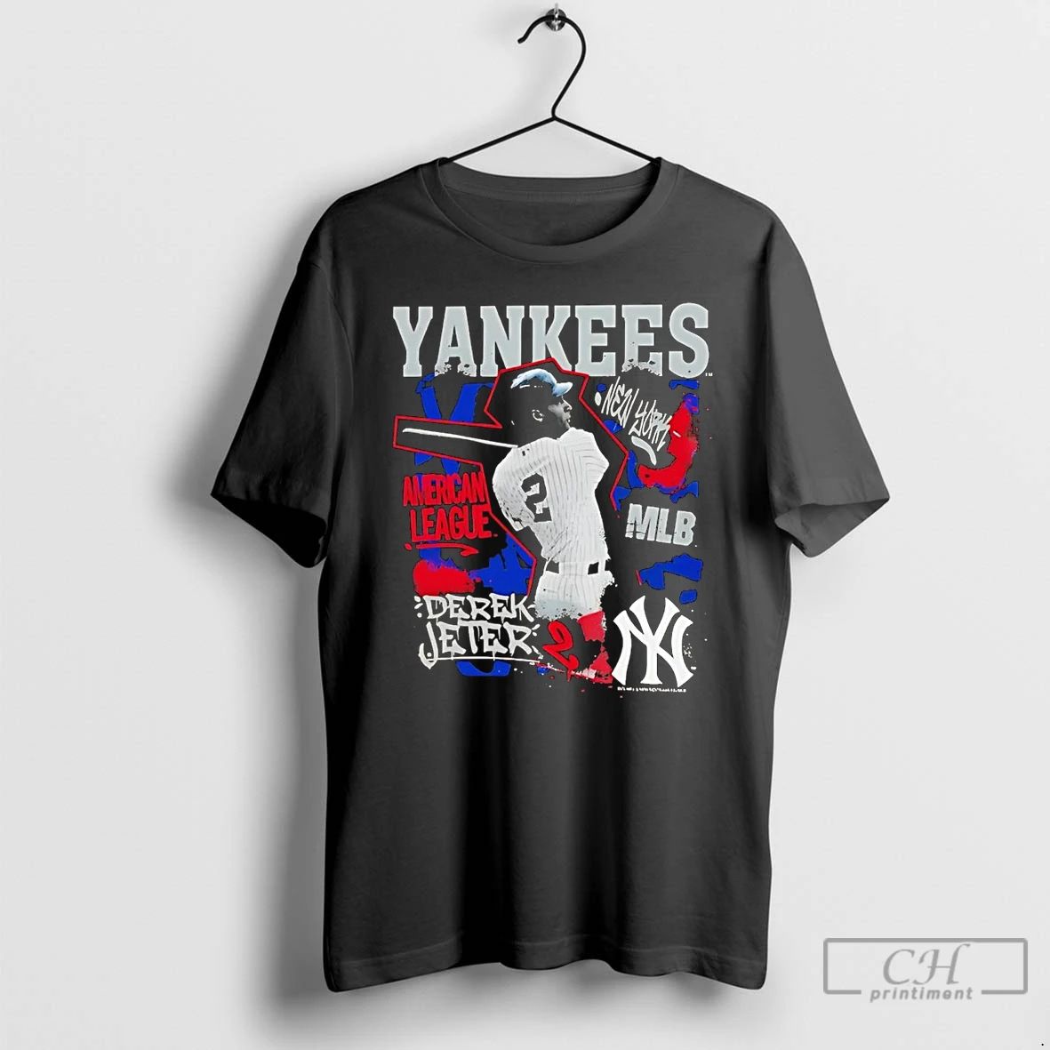 Classic Derek Jeter American League New York Yankees T Shirts