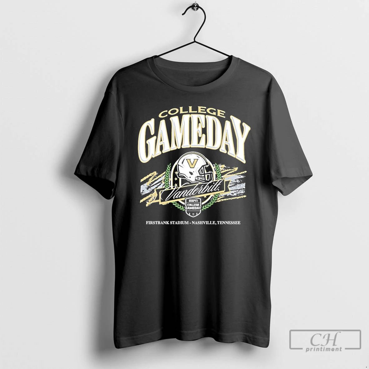 Classic Vanderbilt Commodores 2025 College Gameday Helmet T Shirts