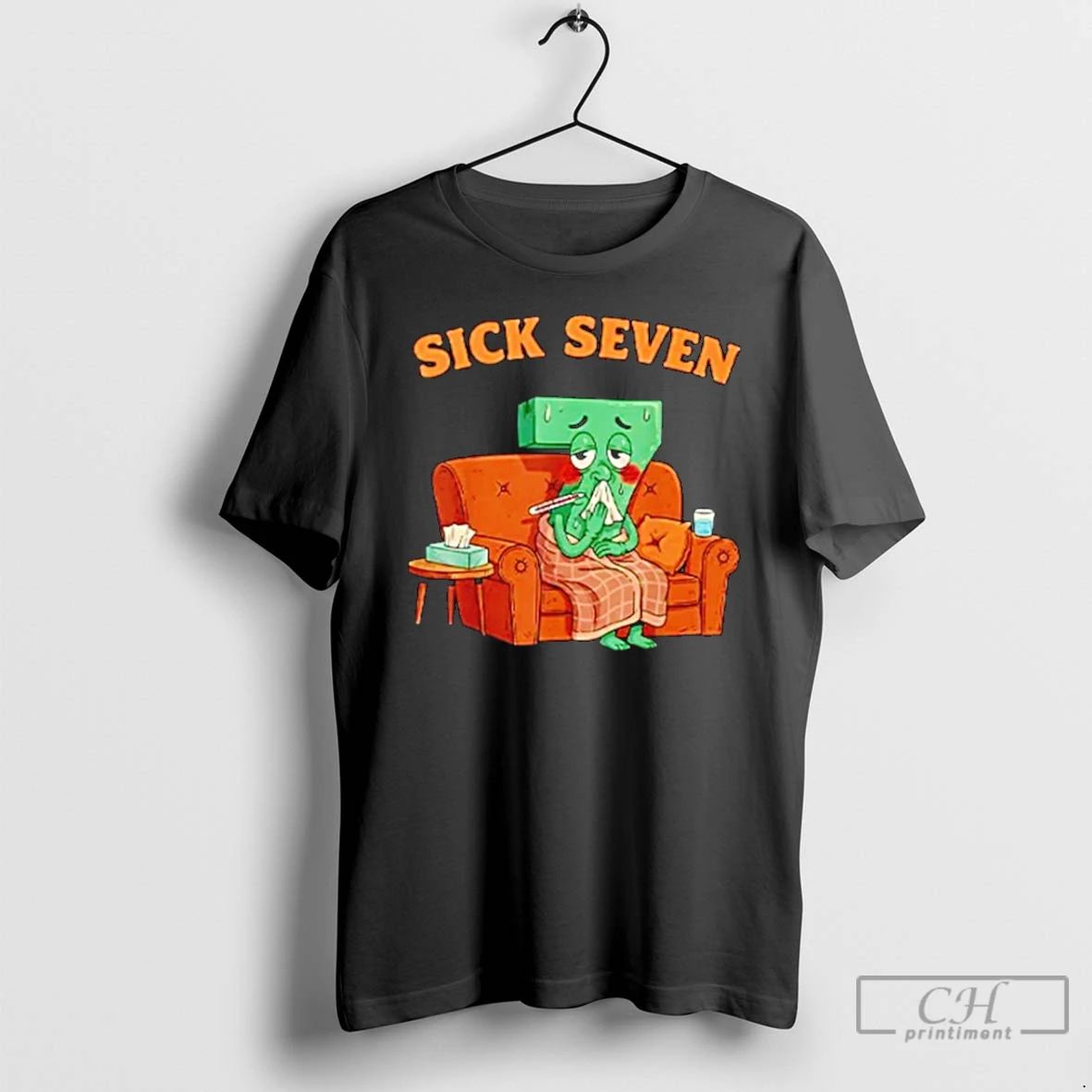 Classic Sick Seven 67 Halloween Costume Fun Wordplay T Shirts