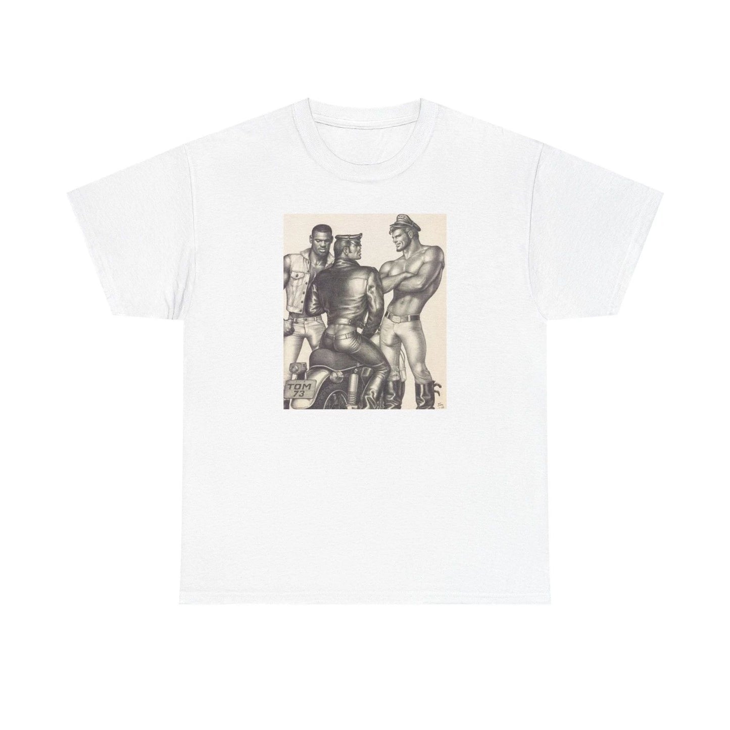Vintage Reprint Original Tom of Finland TOM73 Gildan Unisex Heavy Cotton Tee