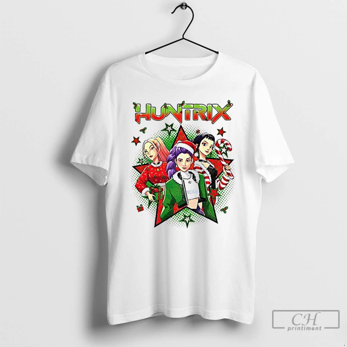 Classic Kpop Huntrix Kpop Demon Hunter Saja Girls Christmas Anime Lover Gift T Shirts