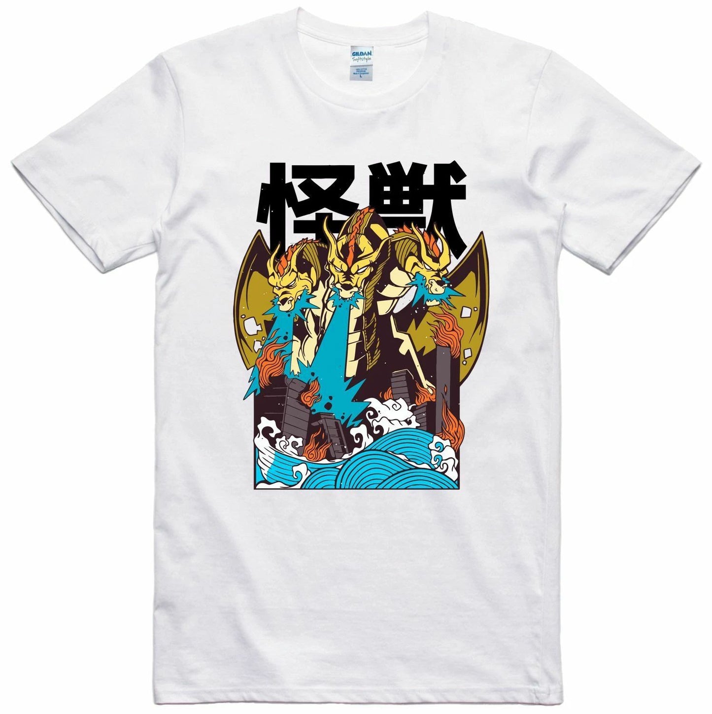Kaiju Mens T Shirt Horror Fantasy Charachter Design 100% Cotton Top