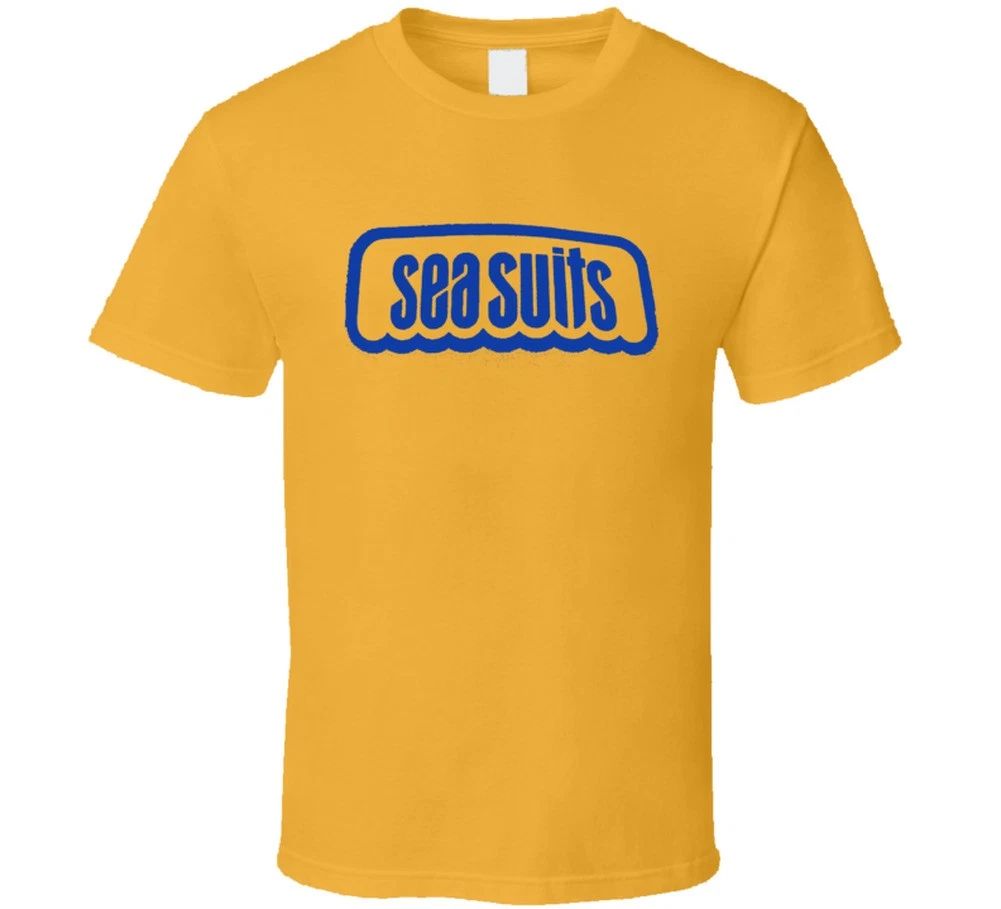 Vintage Surf T-Shirt Sea Suits Westsuits Logo 1967