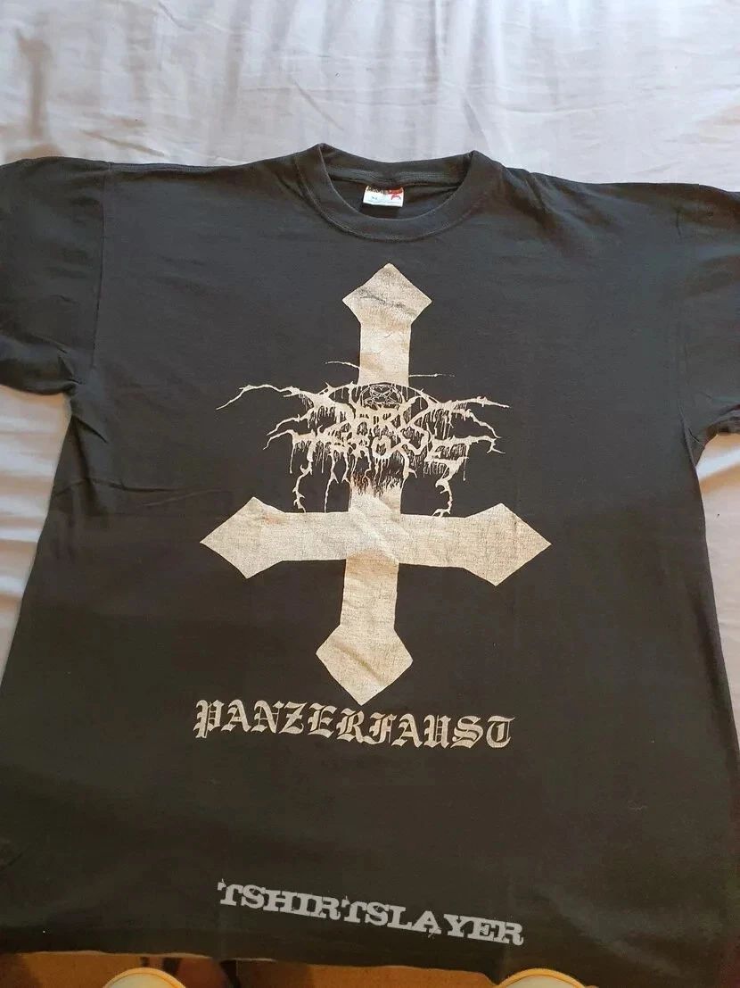 1995 DARKTHRONE PANZERFAUST Two Sided Vintage T-Shirt Reprint (S-5XL)