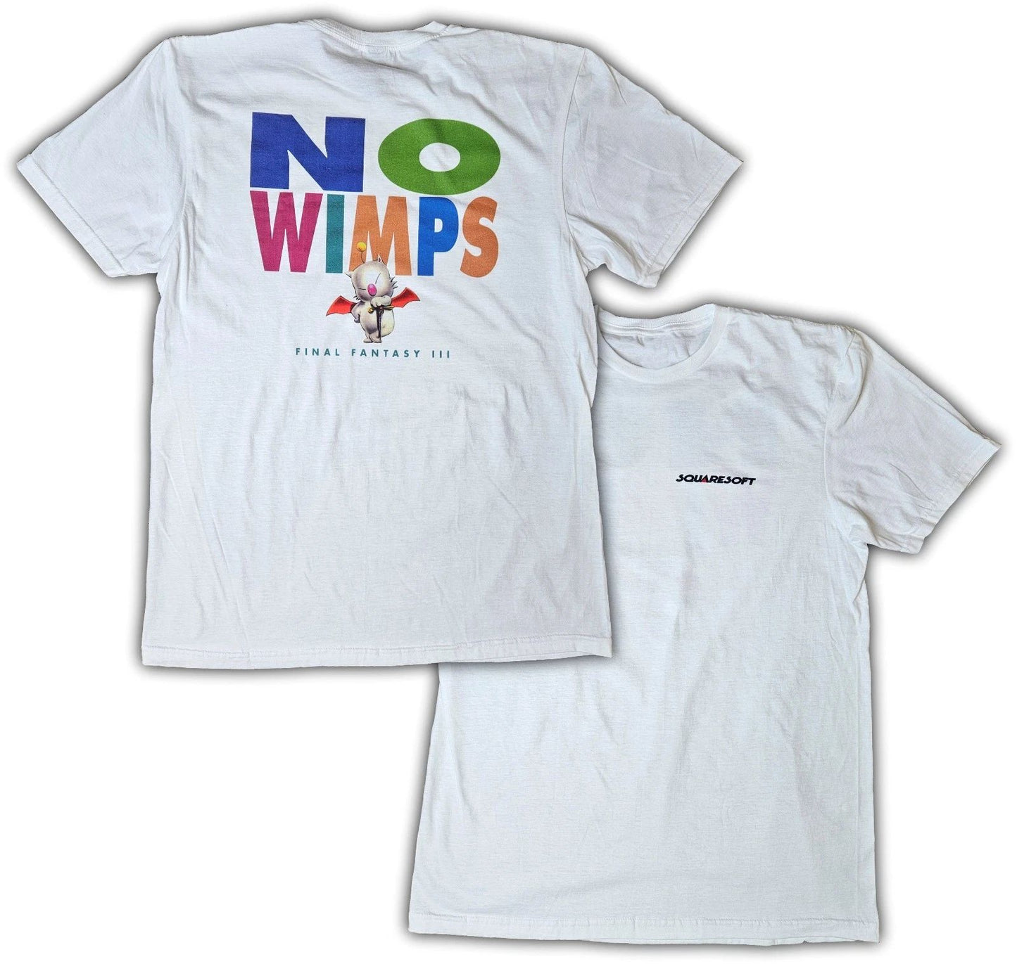 Final Fantasy III 3 Mog No Wimps Short Sleeve T-Shirt SNES Super Famicom VI 6