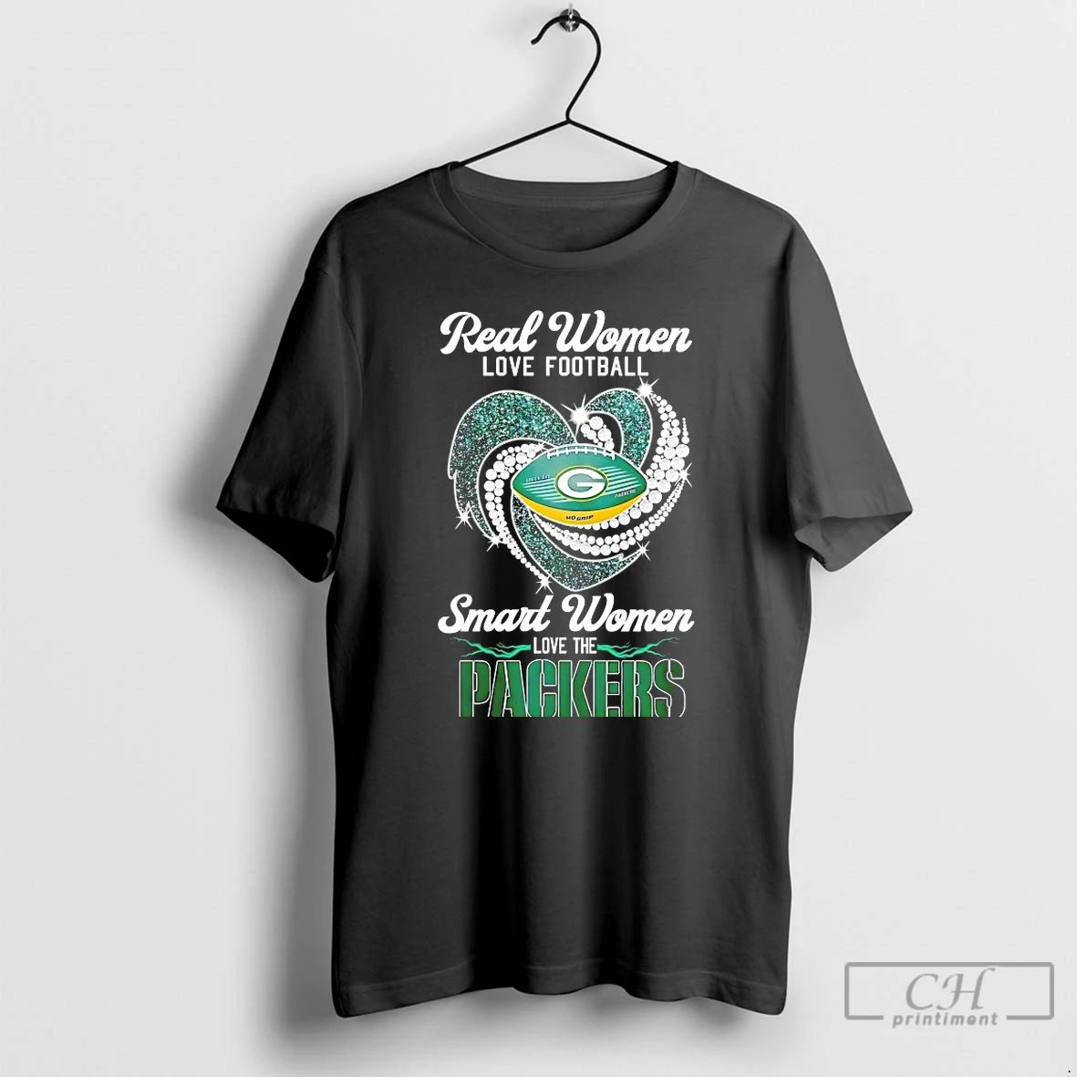 Classic Green Bay Packers Real Women Love Football Smart Women Love The Packers T Shirts