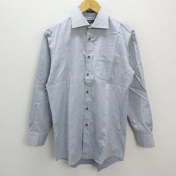 Burberry Black Label Gray Long Sleeve Shirt Men’s Size 39 Used
