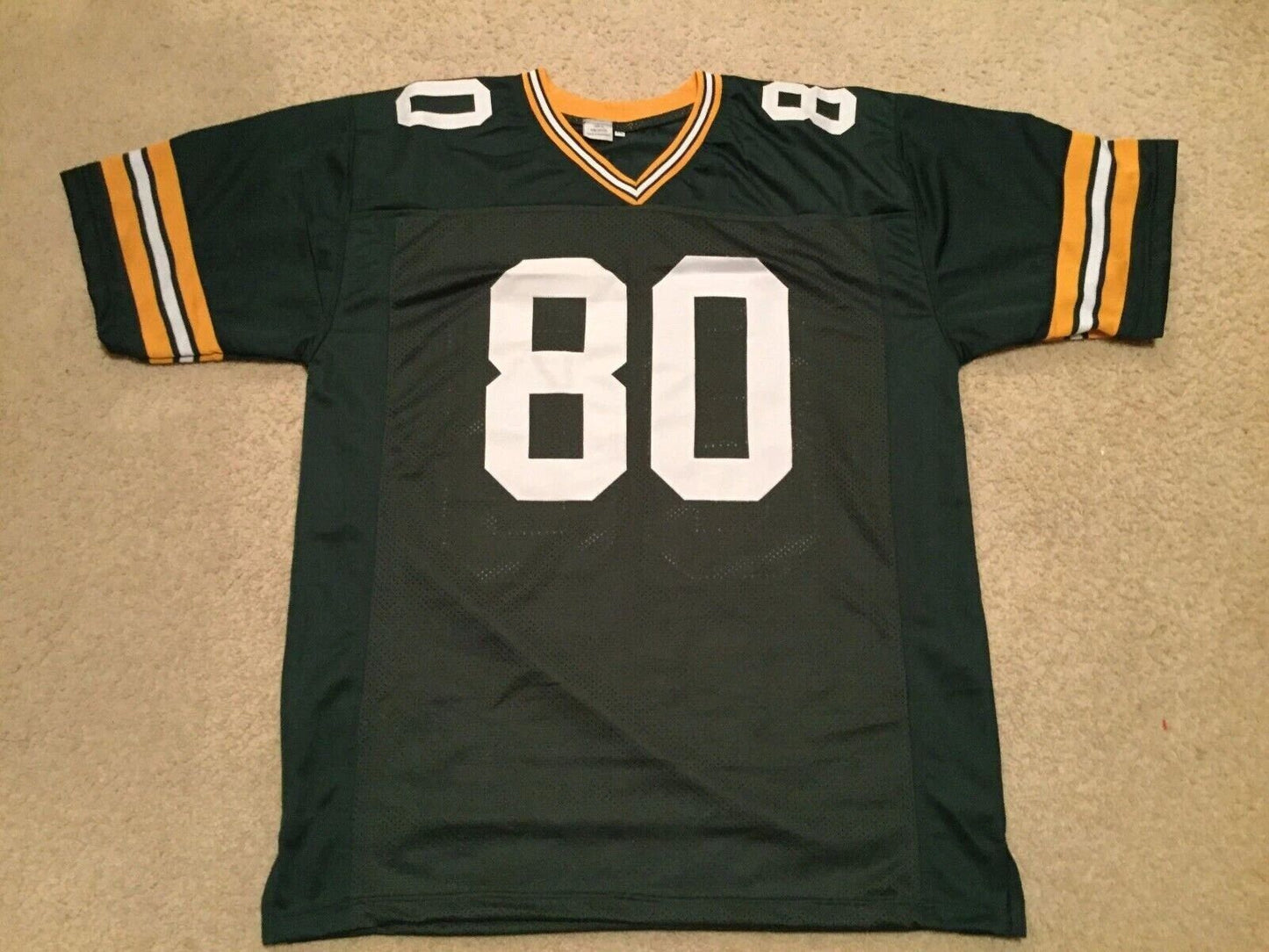 Custom Donald Driver Green Mesh Football Jersey