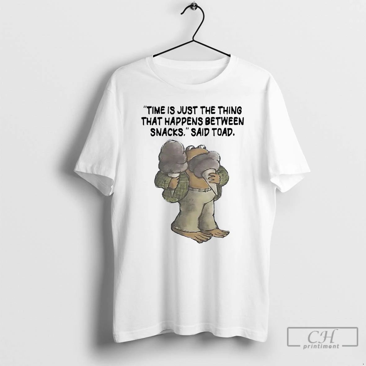 Classic Frog Time Is Just The Thing That Happens Between Snacks T Shirts