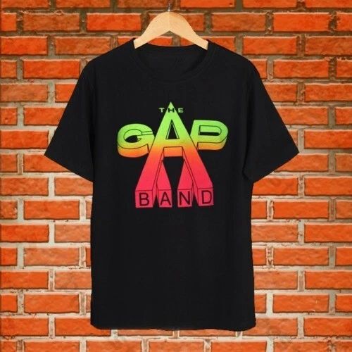 The Gap Band Tee Cotton Black Color T Shirt Unisex K1054