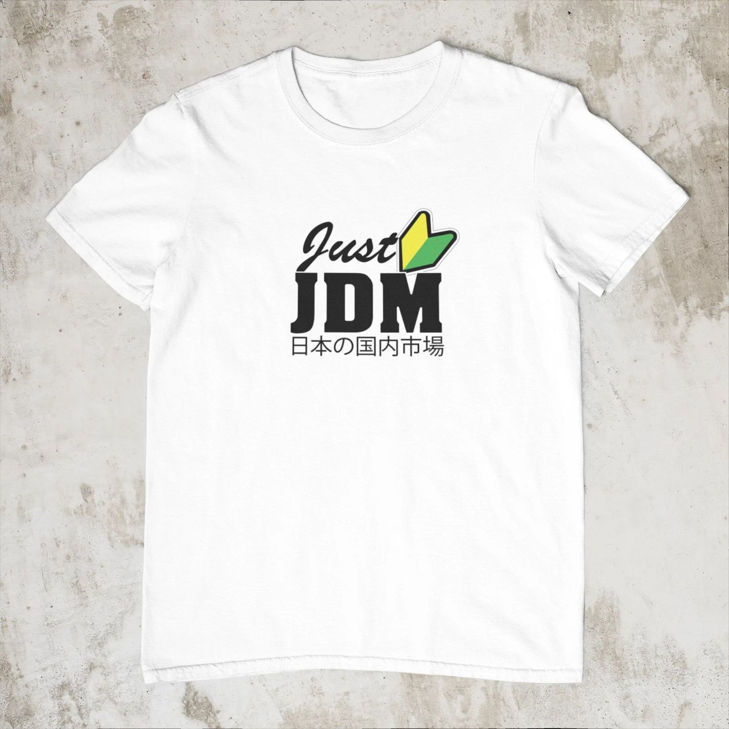Just JDM Car Culture Stance Japanese Trendy Printed Cotton Men's T-shirt Top Tee