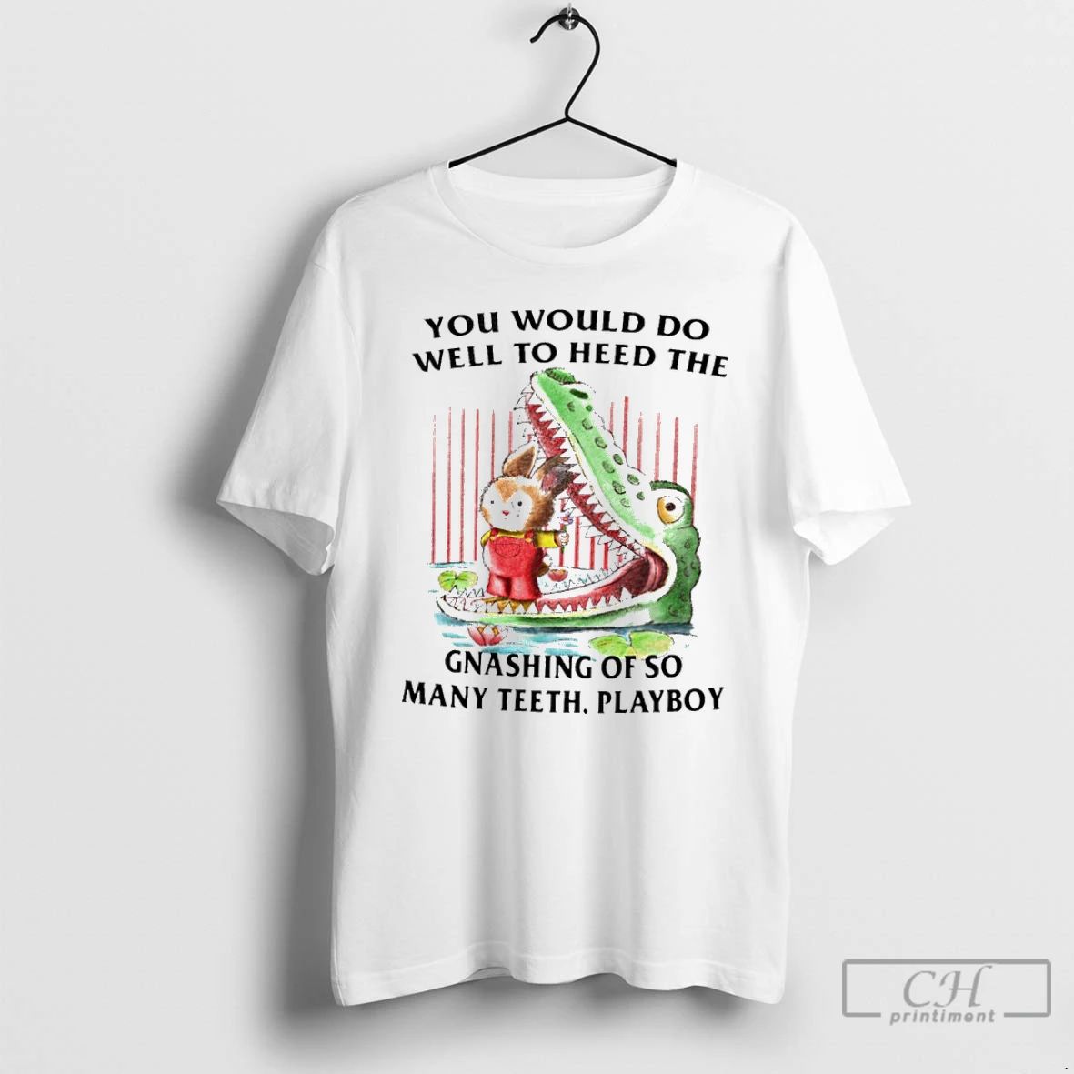 Classic Rabbit And Alligator You Would Do Well To Heed The Gnashing Of So Many