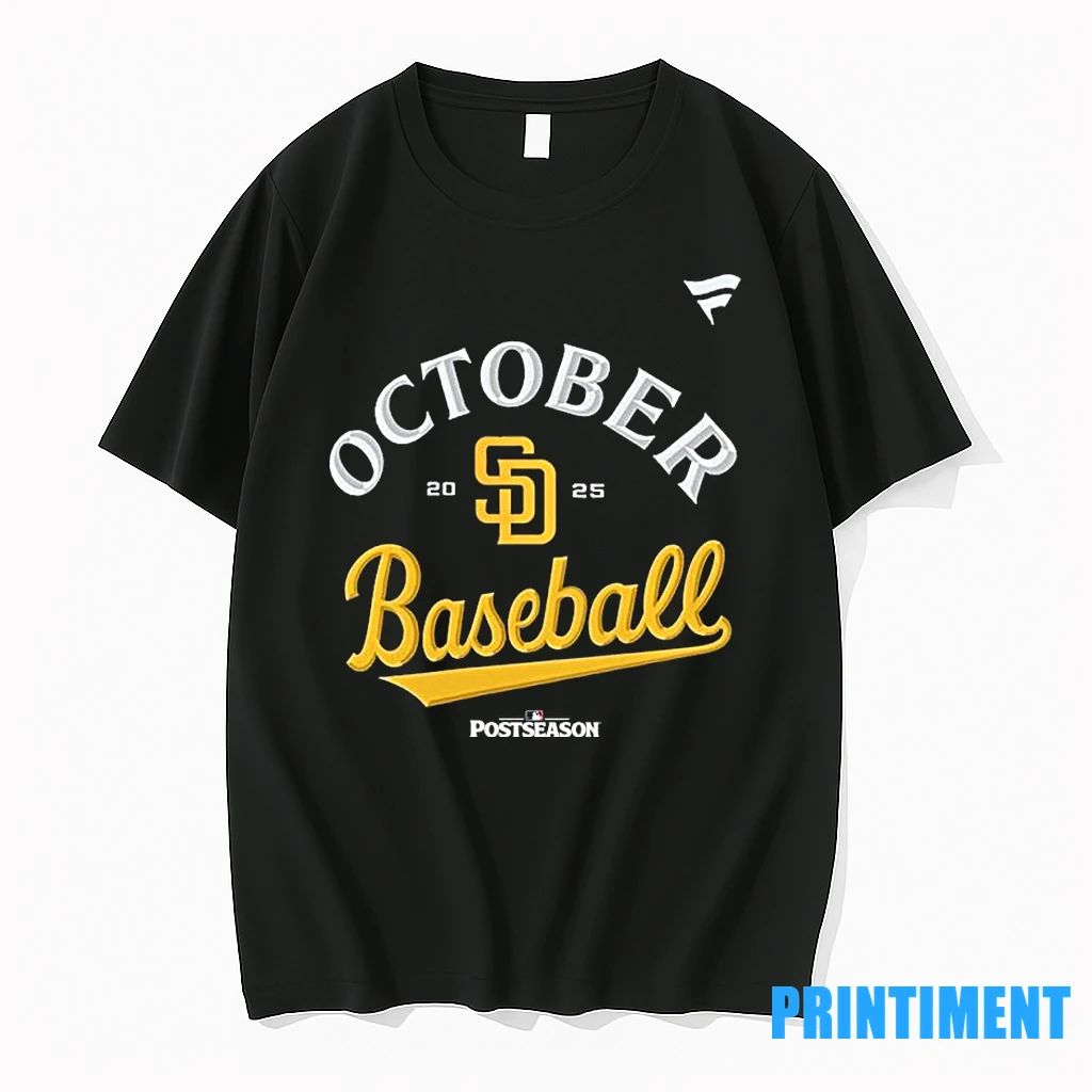 San Diego Padres October Baseball 2025 Mlb Postseason Tshirts Sweater