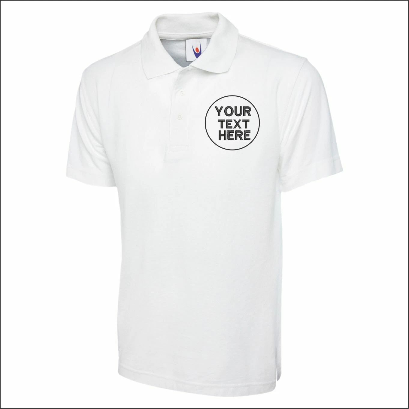 Personalised Embroidered Uneek UC101 Classic Poloshirt Work Wear Tee Polo Shirt