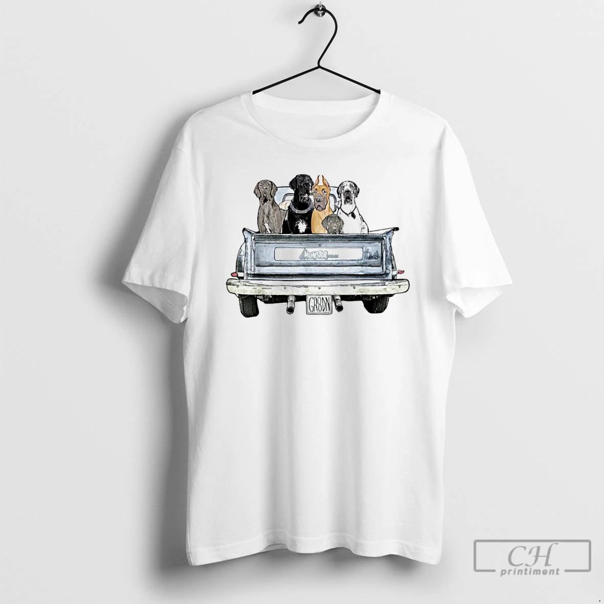 Premium Dogs Car Monster Mutts Gr8nd T Shirts