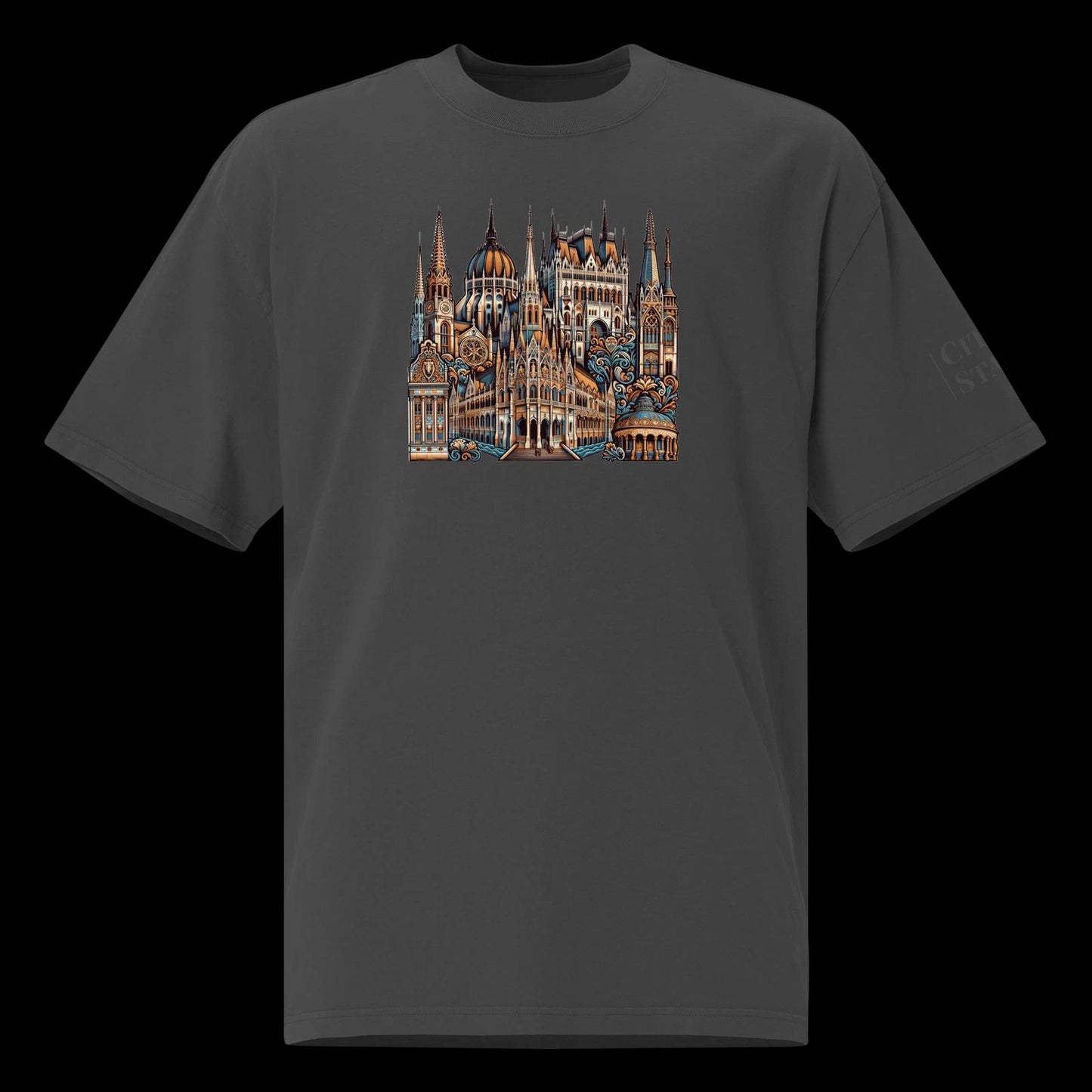 Oversized faded t-shirt (HUNGARY)