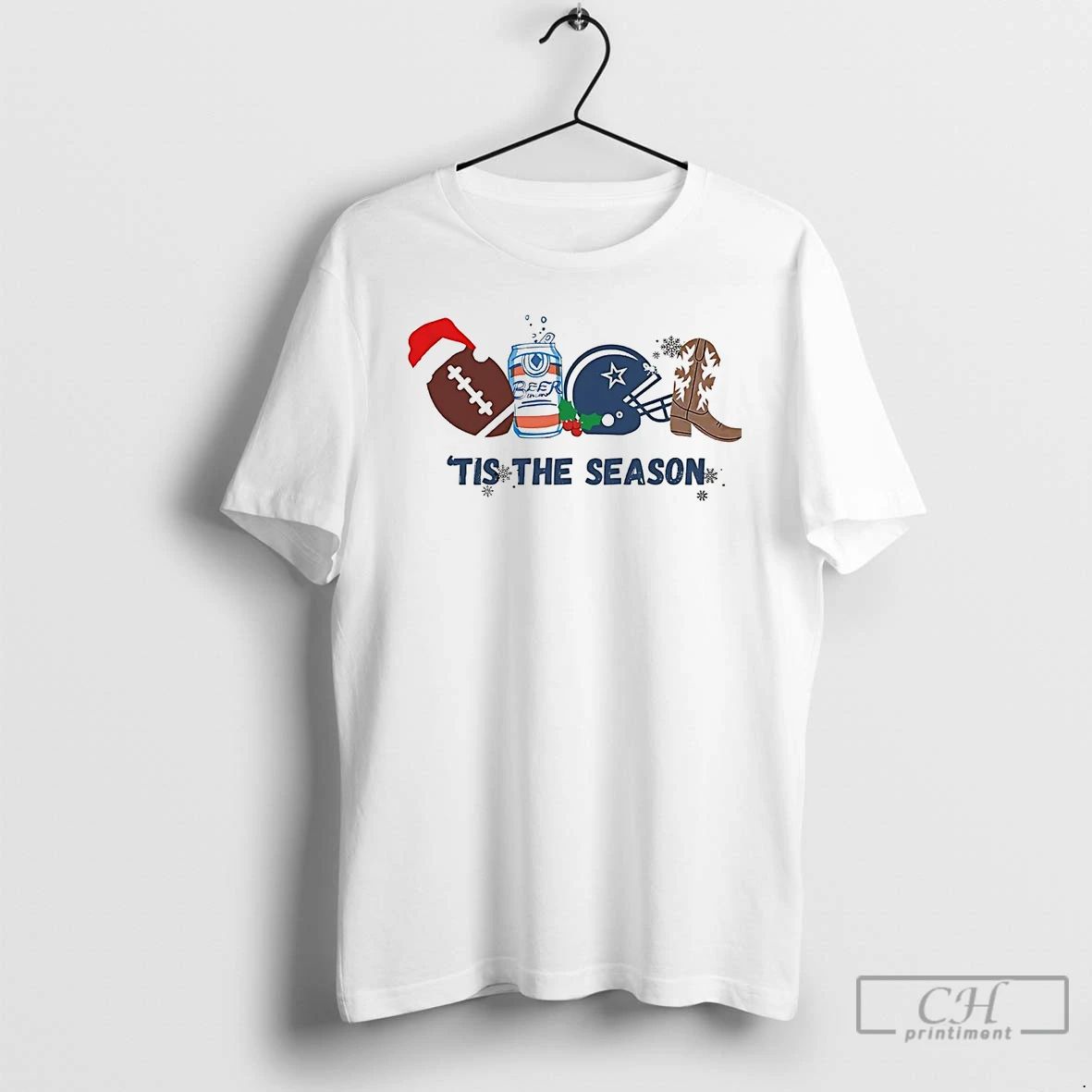 Premium Dallas Cowboys Tis The Season Christmas T Shirts