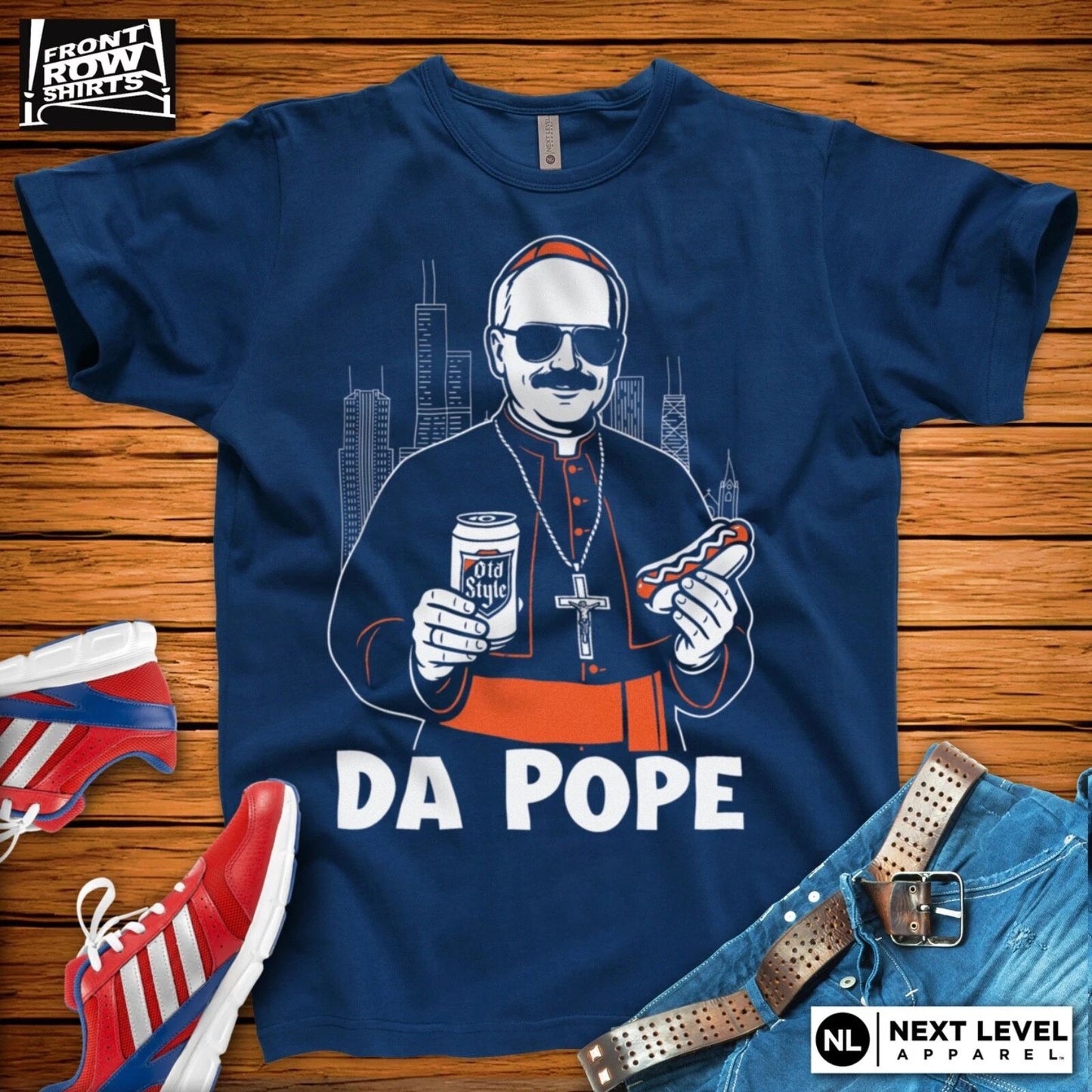 CHICAGO POPE LEO XIV ***DA POPE*** T-SHIRT