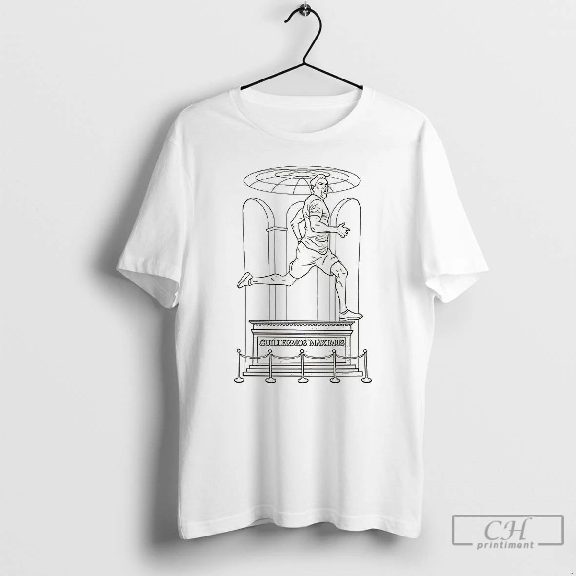 Classic Guillermos Maxiums Running Statue Meme T Shirts