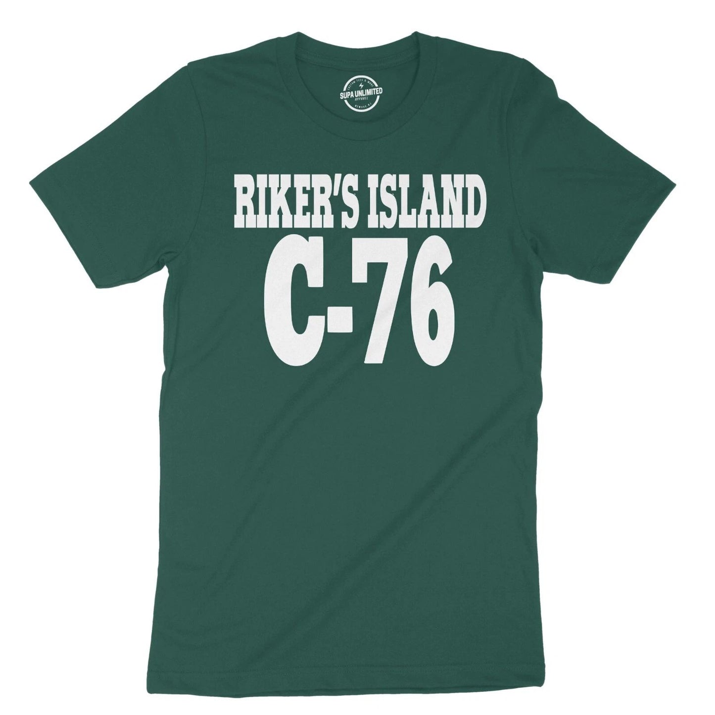 Rikers Island C-76 T-Shirt – NYC Jail Inspired Streetwear Tee