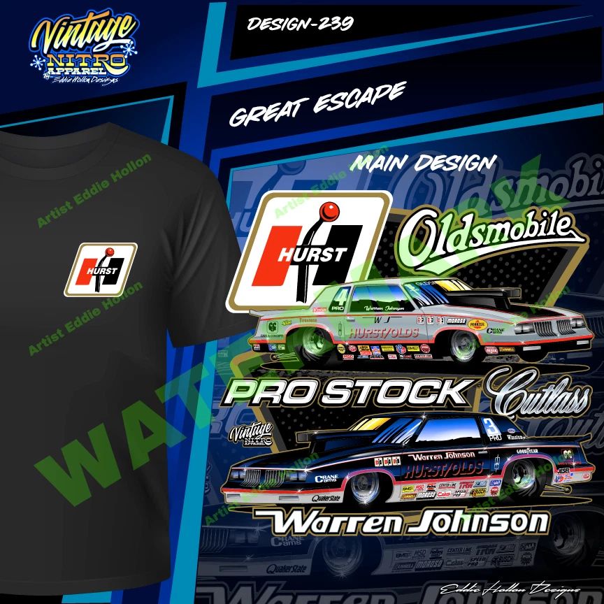 Warren Johnson 1983/84 Hurst Olds-Shirt (239)