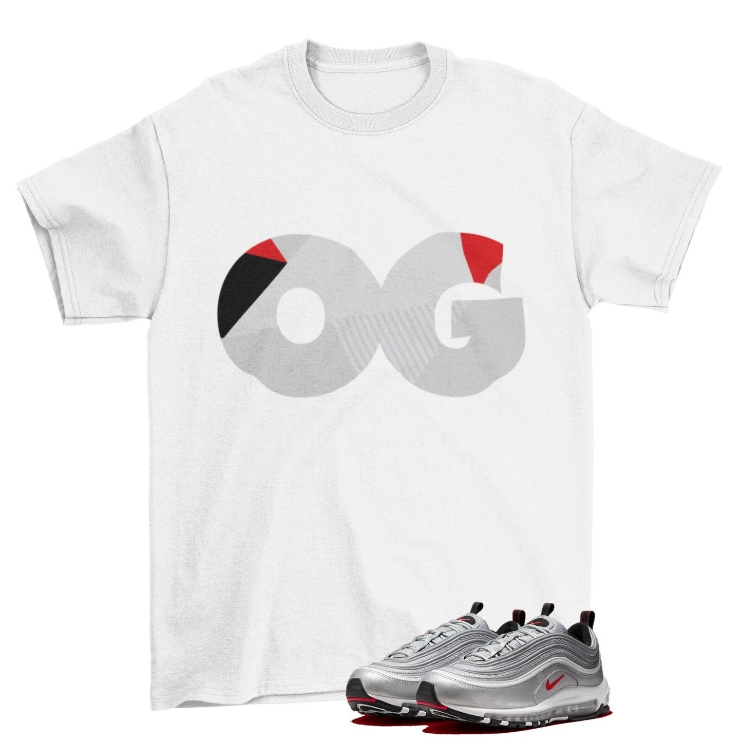 Sneaker OG Shirt White to Match Air Max 97 OG Silver Bullet / DM0028-002