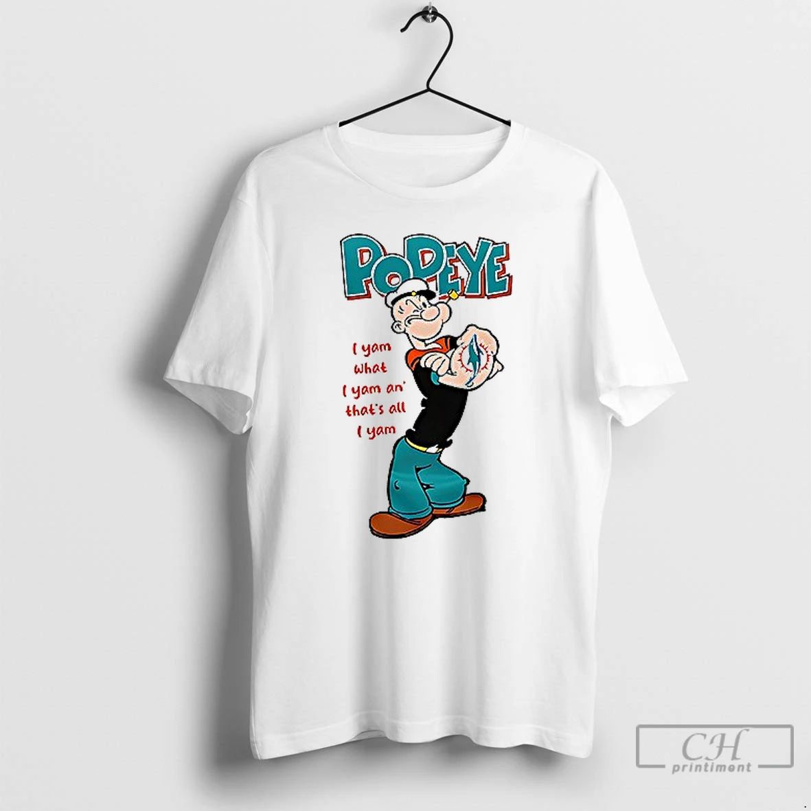 Premium Miami Dolphins X Popeye I Yam What I Yam An Thats All I Yam